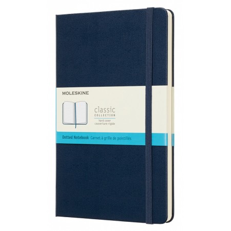 Блокнот Moleskine CLASSIC QP066B20 Large 130х210мм 240стр. пунктир твердая обложка синий сапфир