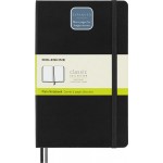 Блокнот Moleskine CLASSIC EXPENDED QP062EXP Large 130х210мм 400стр. нелинованный твердая обложка черный