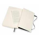 Блокнот Moleskine CLASSIC SOFT EXPENDED QP616EXP Large 130х210мм 400стр. линейка мягкая обложка черный