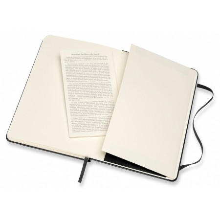 Блокнот Moleskine CLASSIC QP050 Medium 115x180мм 208стр. линейка твердая обложка черный