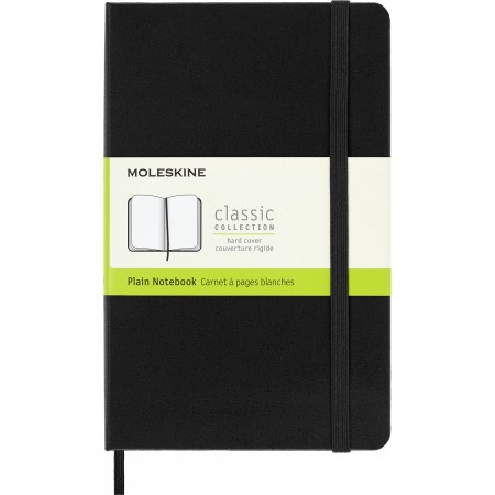 Блокнот Moleskine CLASSIC QP052 Medium 115x180мм 208стр. нелинованный твердая обложка черный