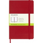 Блокнот Moleskine CLASSIC QP052F2 Medium 115x180мм 208стр. нелинованный твердая обложка красный