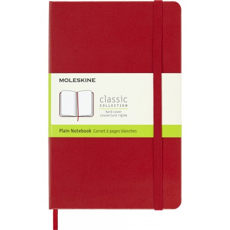 Блокнот Moleskine CLASSIC QP052F2 Medium 115x180мм 208стр. нелинованный твердая обложка красный