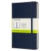 Блокнот Moleskine CLASSIC QP052B20 Medium 115x180мм 208стр. нелинованный твердая обложка синий