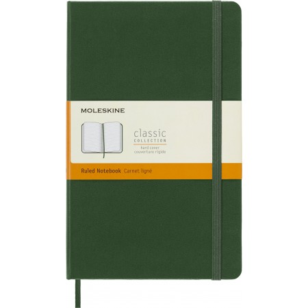 Блокнот Moleskine CLASSIC QP060K15 Large 130х210мм 240стр. линейка твердая обложка зеленый