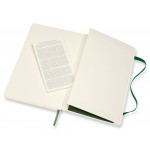 Блокнот Moleskine CLASSIC SOFT QP616K15 Large 130х210мм 192стр. линейка мягкая обложка зеленый