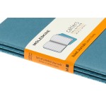 Блокнот Moleskine CAHIER JOURNAL CH011B44 Pocket 90x140мм обложка картон 64стр. линейка голубой (3шт)