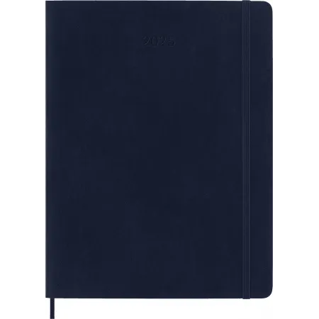 Еженедельник Moleskine CLASSIC SOFT WKNT XL 190х250мм 144стр. мягкая обложка синий сапфир