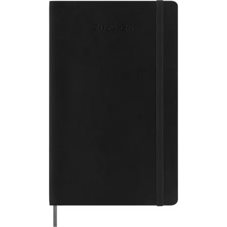 Ежедневник Moleskine ACADEMIC SOFT Large 130х210мм датир.18мес 592стр. мягкая обложка черный