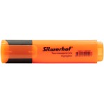 Текстовыделитель Silwerhof Blaze 108036-06 скошенный пиш. наконечник 1-5мм оранжевый картон