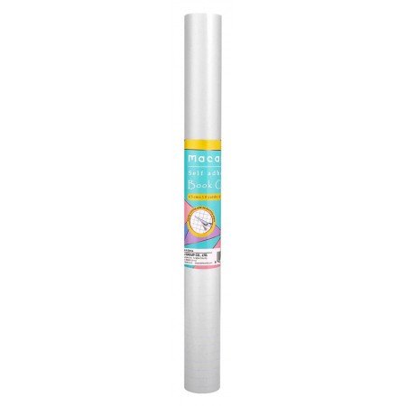 Пленка Deli EZ75219 Macaron для учебника с липк.сл. ПП гладкая прозр. 450мм x 4.5м
