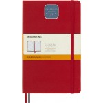 Блокнот Moleskine CLASSIC EXPENDED QP060EXPF2 Large 130х210мм 400стр. линейка твердая обложка красный