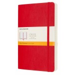 Блокнот Moleskine CLASSIC SOFT EXPENDED QP616EXPF2 Large 130х210мм 400стр. линейка мягкая обложка красный