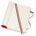 Блокнот Moleskine CLASSIC SOFT EXPENDED QP616EXPF2 Large 130х210мм 400стр. линейка мягкая обложка красный