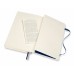 Блокнот Moleskine CLASSIC SOFT EXPENDED QP618EXPB20 Large 130х210мм 400стр. нелинованный мягкая обложка синий сапфир