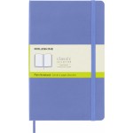 Блокнот Moleskine CLASSIC QP062B42 Large 130х210мм 240стр. нелинованный твердая обложка голубая гортензия