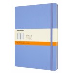 Блокнот Moleskine CLASSIC QP090B42 XLarge 190х250мм 192стр. линейка твердая обложка голубая гортензия