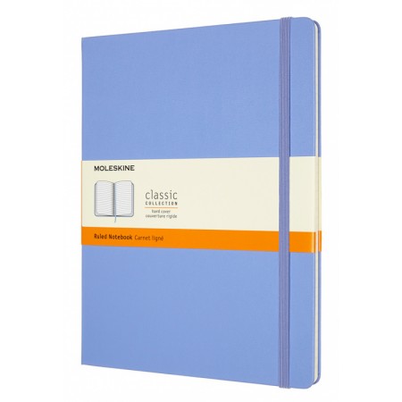 Блокнот Moleskine CLASSIC QP090B42 XLarge 190х250мм 192стр. линейка твердая обложка голубая гортензия