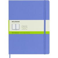 Блокнот Moleskine CLASSIC QP092B42 XLarge 190х250мм 192стр. нелинованный твердая обложка голубая гортензия