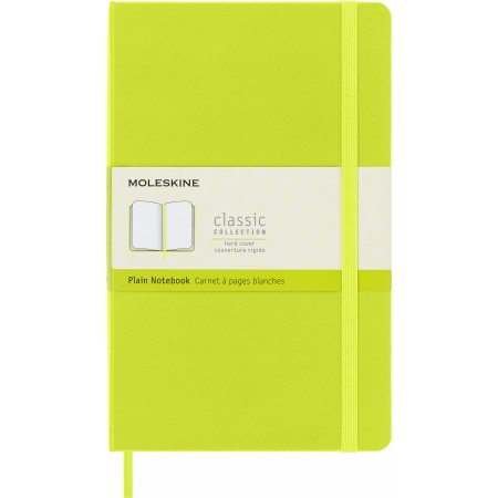 Блокнот Moleskine CLASSIC QP062C2 Large 130х210мм 240стр. нелинованный твердая обложка лайм