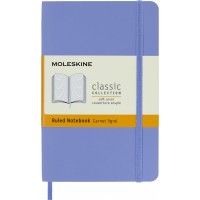 Блокнот Moleskine CLASSIC SOFT QP611B42 Pocket 90x140мм 192стр. линейка мягкая обложка голубая гортензия