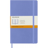 Блокнот Moleskine CLASSIC SOFT QP616B42 Large 130х210мм 192стр. линейка мягкая обложка голубая гортензия