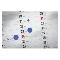 Этикетки Avery Zweckform 3857 250шт на листе диаметр 19мм/70г/м2/синий самоклей. универсальная