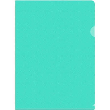 Папка-уголок Бюрократ Pastel -EPAST/GRN A4 пластик 0.18мм мятный
