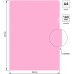Папка-уголок Бюрократ Pastel -EPAST/PINK A4 пластик 0.18мм розовый