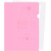 Папка-уголок Бюрократ Pastel -EPAST/PINK A4 пластик 0.18мм розовый