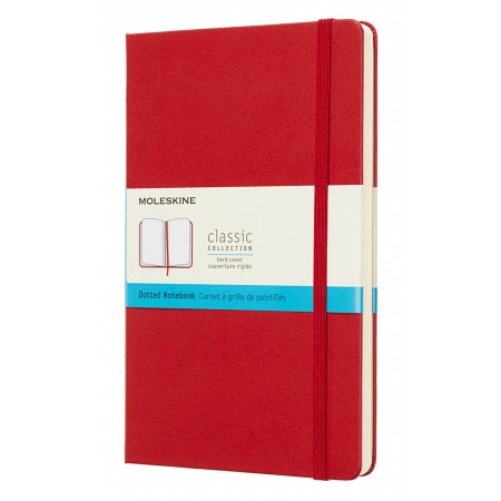 Блокнот Moleskine CLASSIC QP066F2 Large 130х210мм 240стр. пунктир твердая обложка красный