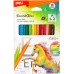 Карандаши цв. Deli EC113-18 Enovation трехгран. пластик 18цв. коробка/европод. (18шт)