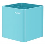 Подставка Deli NS011Blue Nusign 2отд. для письменных принадлежностей 84х84х86мм синий пластик