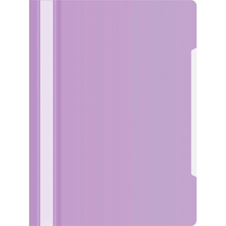 Папка-скоросшиватель Бюрократ Pastel -PSLPAST/VIO A4 прозрач.верх.лист пластик фиолетовый 0.14/0.18