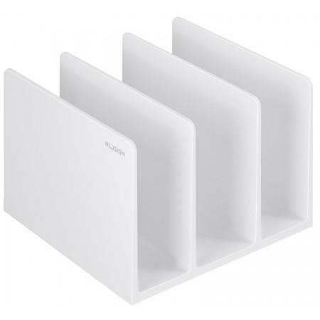 Подставка-ограничитель для книг Deli ENS006WHITE 162x162x122мм