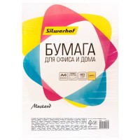 Бумага Silwerhof IG50 A4/80г/м2/500л./горчичный