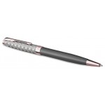 Ручка шариков. Parker Sonnet Premium K537 (CW2119791) Metal Grey PGT M черн. черн. подар.кор.