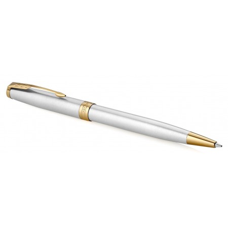 Ручка шариков. Parker Sonnet Core K527 (CW1931507) Stainless Steel GT M черн. черн. подар.кор.