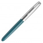 Ручка перьев. Parker 51 Core (CW2123506) Teal Blue CT F сталь нержавеющая подар.кор.