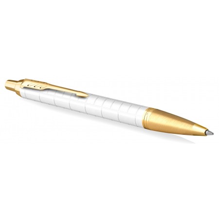 Ручка шариков. Parker IM Premium K318 (CW2143643) Pearl GT M син. черн. подар.кор.