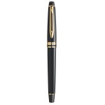 Ручка роллер Waterman Expert 3 (CWS0951680) Black Laque GT F черн. черн. подар.кор.