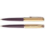 Ручка шариков. Parker 51 Deluxe (CW2123518) Plum GT M черн. черн. подар.кор.