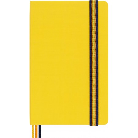 Блокнот Moleskine LIMITED EDITION K-WAY SKQP060KWYELLWT05 Large 130х210мм обложка текстиль 240стр. линейка желтый