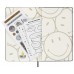 Блокнот Moleskine LE SMILEY LESMILEYNTBK Large 130х210мм обложка текстиль 176стр. линейка твердая обложка черный