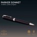 Ручка шариков. Parker Sonnet Core K529 (CW1931524) Matte Black CT M черн. черн. подар.кор.