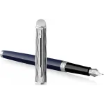 Ручка перьев. Waterman Hemisphere L`Essence du Bleu (CW2166467) LaqBlue CT F сталь нержавеющая подар.кор.