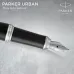 Ручка перьев. Parker Urban Core F309 (CW1931592) Muted Black CT F сталь нержавеющая подар.кор.