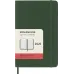 Ежедневник Moleskine CLASSIC SOFT Pocket 90x140мм 400стр. мягкая обложка зеленый