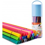 Фломастеры Deli EC156-24 ColoRun 24цв. пластиковая туба