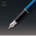 Ручка перьев. Parker Sonnet Core F539 (1945364) LaqBlue CT M сталь нержавеющая подар.кор.